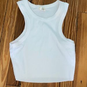 White Crop Top